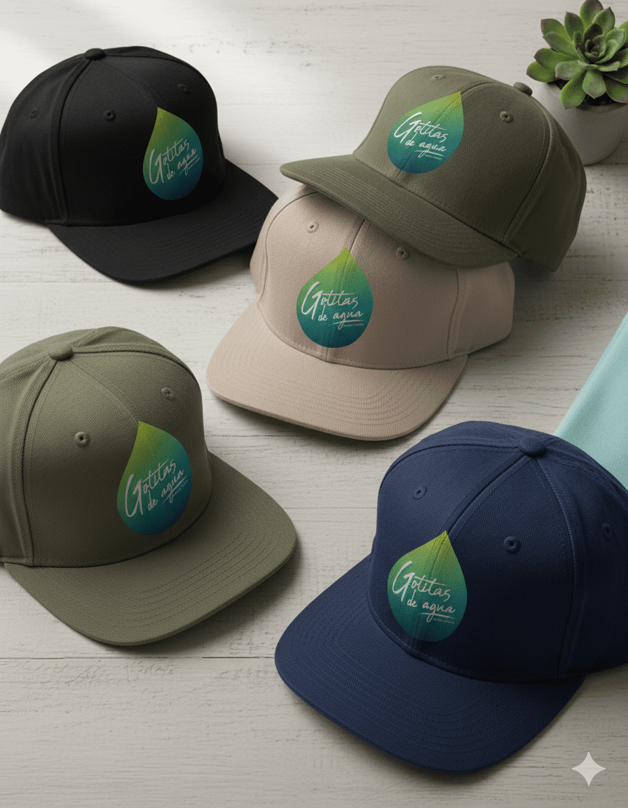 Gorras Gotitas de Agua - Imagen 3