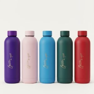 Botella Gotitas de Agua