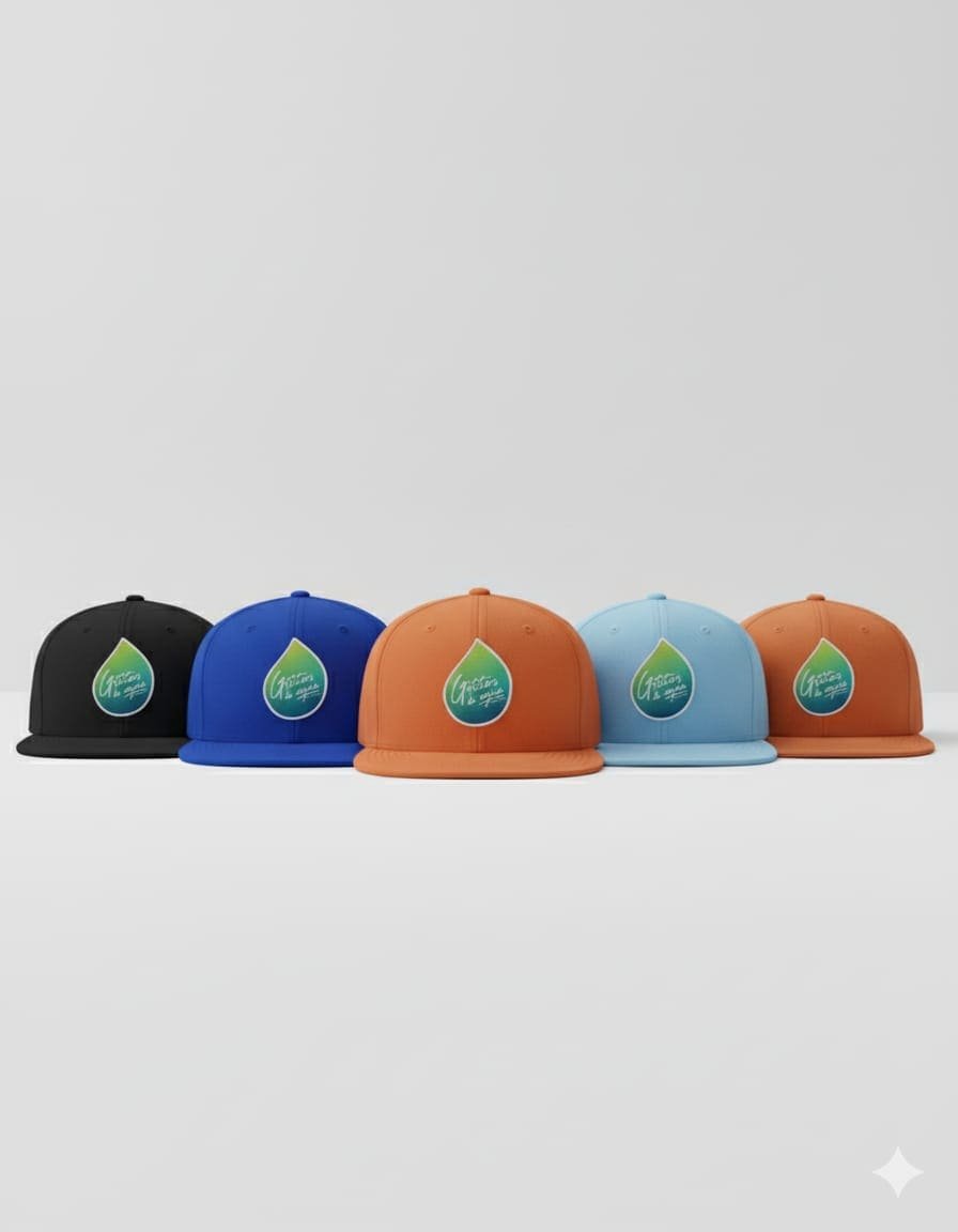 Gorras Gotitas de Agua